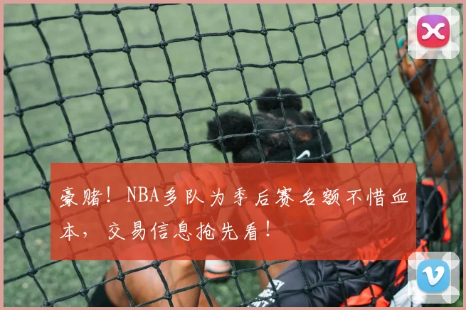 豪赌!NBA多队为季后赛名额不惜血本,交易信息抢先看!